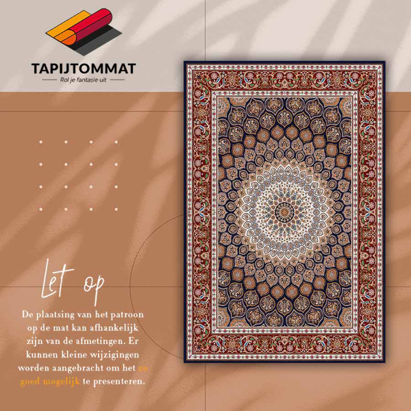 Vinyl rug A mesmerizing mandala