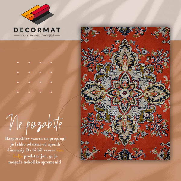 Interior PVC rug Retro eastern style