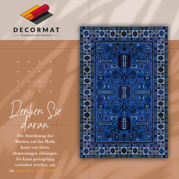 Universal vinyl rug Eastern style