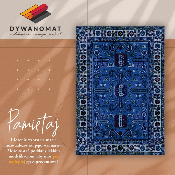 Universal vinyl rug Eastern style