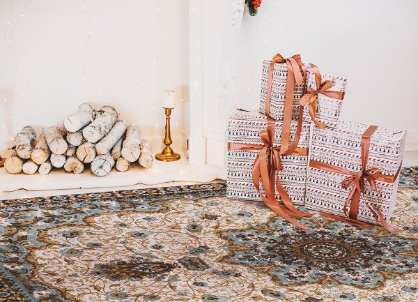 Indoor vinyl PVC carpet Middle Eastern style