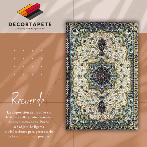 Indoor vinyl PVC carpet Persian ornaments