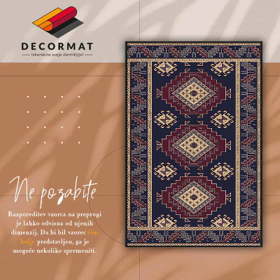 Fashionable vinyl rug Geometric abstraction