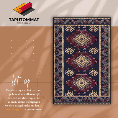 Fashionable vinyl rug Geometric abstraction