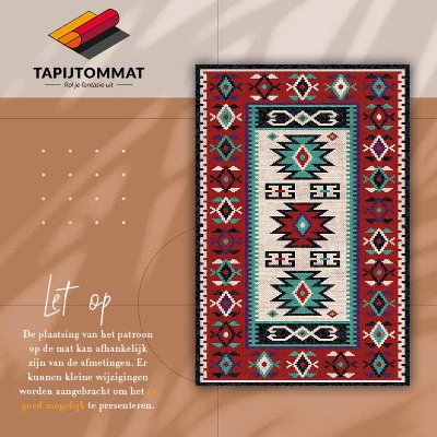 Vinyl rug Ethnic simple patterns