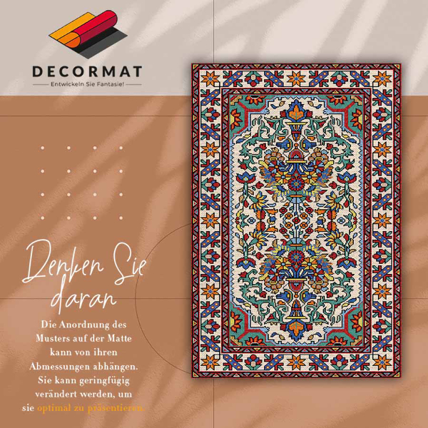 Vinyl floor mat Multicolored patterns