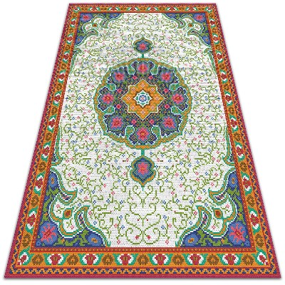Fashionable vinyl rug Turkish chic
