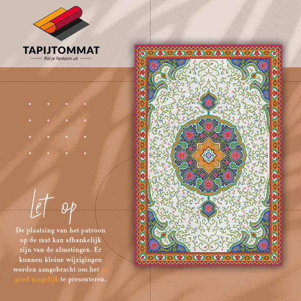 Fashionable vinyl rug Turkish chic