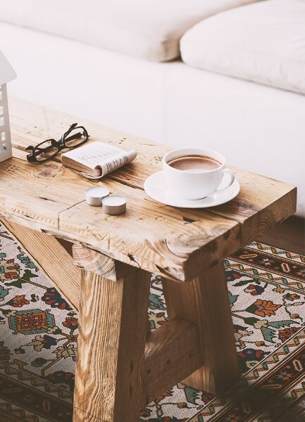 Universal vinyl rug Floral mosaic