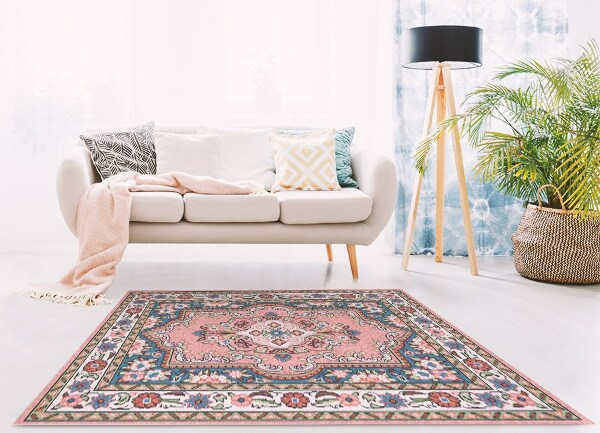 Vinyl floor rug Classic mosaic
