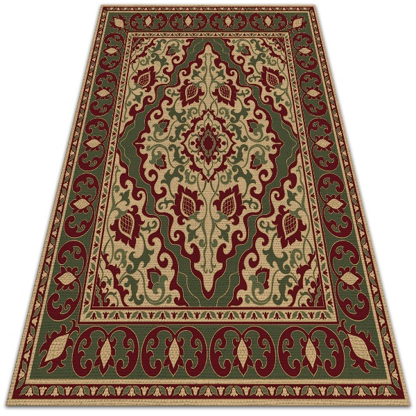 Vinyl floor rug Symmetrical pattern