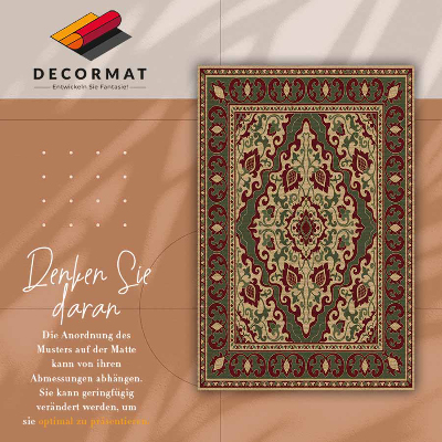 Vinyl floor rug Symmetrical pattern