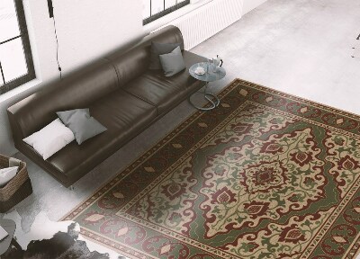 Vinyl floor rug Symmetrical pattern