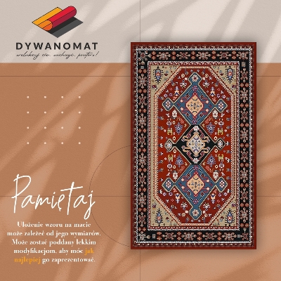 Interior vinyl floor mat Persian texture