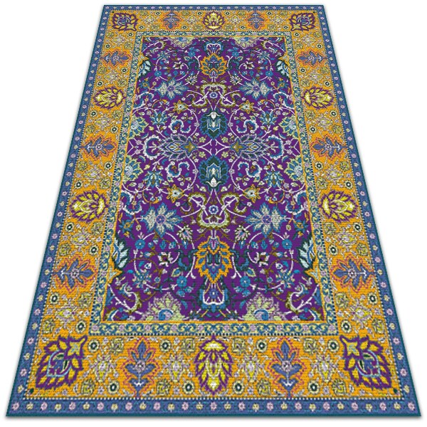 Indoor vinyl PVC carpet Persian style beautiful details