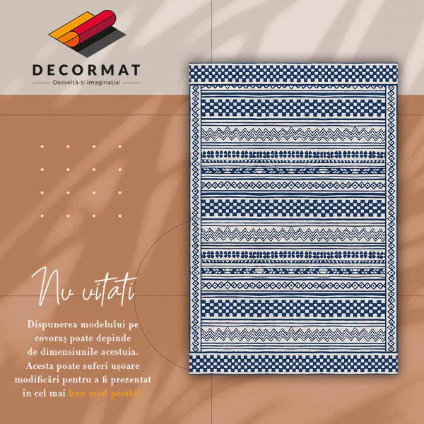 Indoor vinyl PVC carpet Geometric pattern