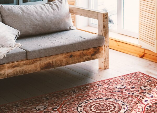 Indoor vinyl PVC carpet Ancient symmetry