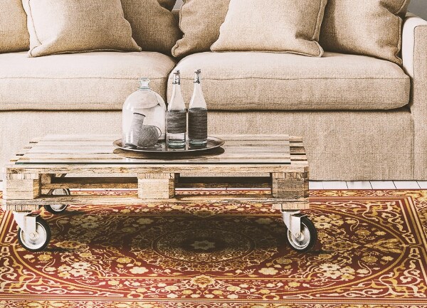 Universal vinyl rug Ancient pattern