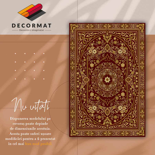 Universal vinyl rug Ancient pattern