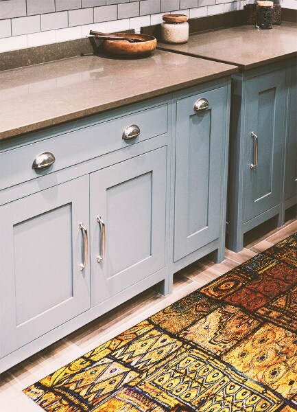 Vinyl rug Turkish mosaic