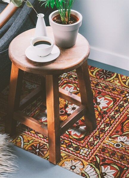Indoor vinyl PVC carpet Turkish design