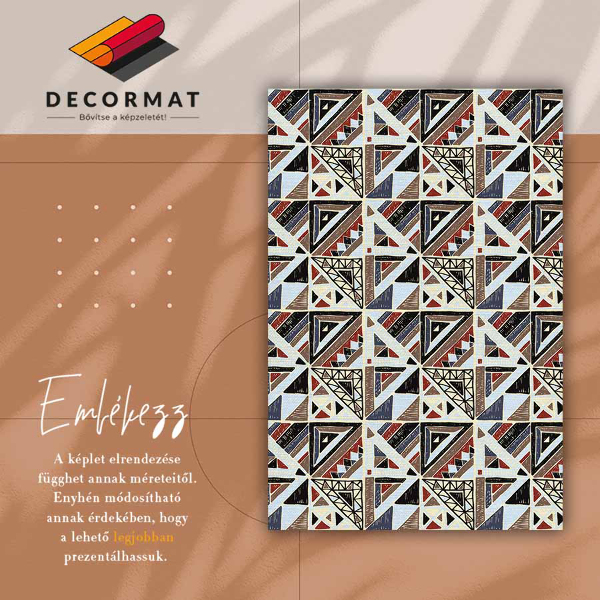 Vinyl rug Geometric mosaic