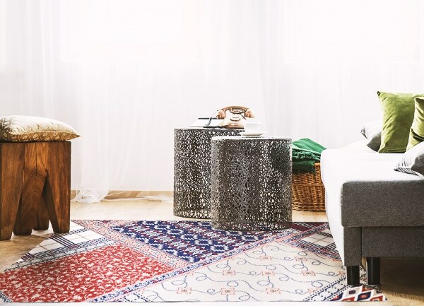 Universal vinyl rug Retro mix