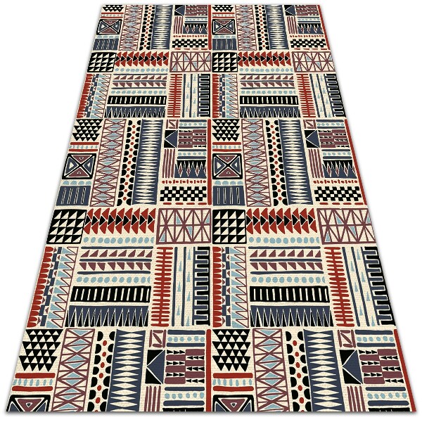 Vinyl interior carpet Indian patterns
