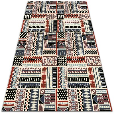 Vinyl interior carpet Indian patterns