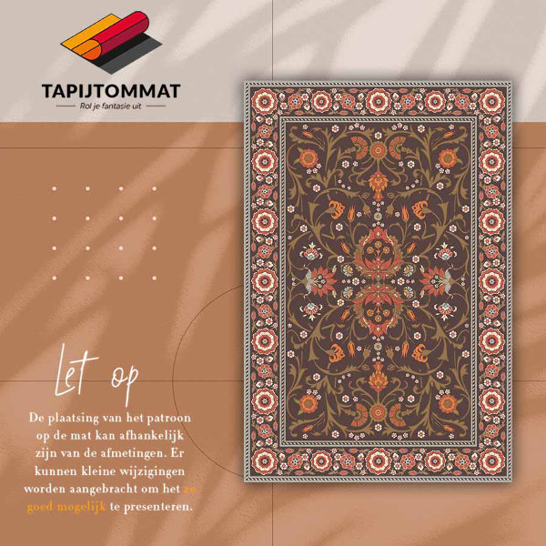 Universal vinyl rug Arabic style