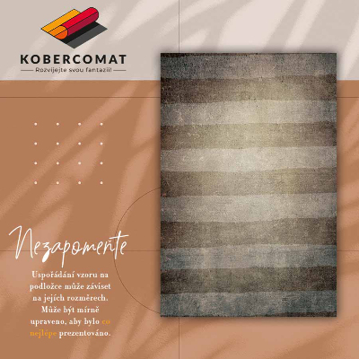 Universal vinyl rug Horizontal stripes