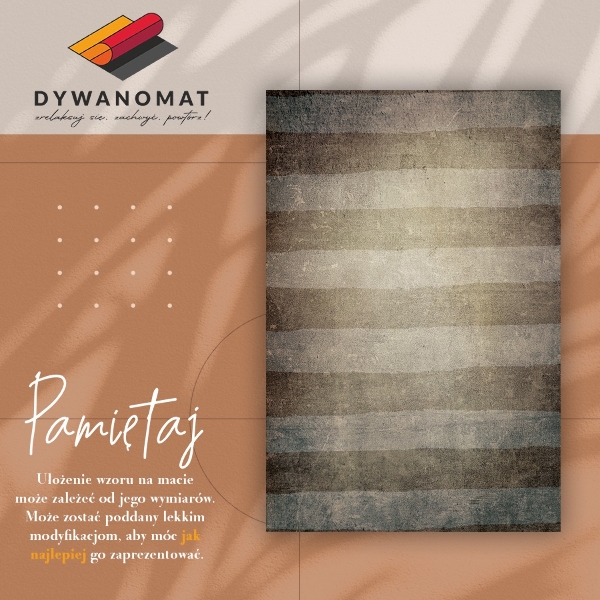 Universal vinyl rug Horizontal stripes