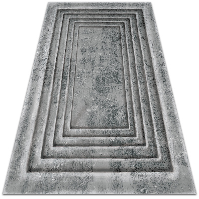 Vinyl floor rug Concrete frames