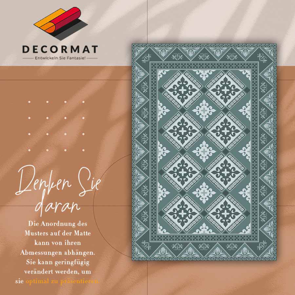 Vinyl carpet Geometry and ornaments