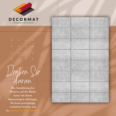 Indoor vinyl PVC carpet Concrete cube