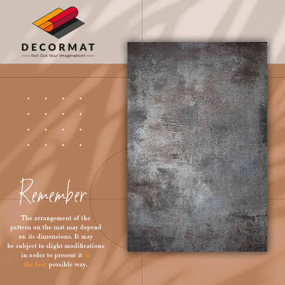 Fashionable vinyl rug Rusty sheet metal