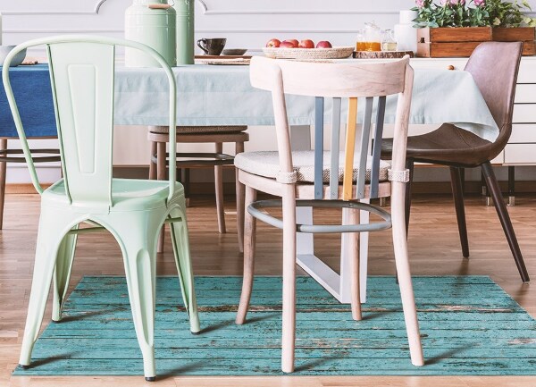 Interior PVC rug Striped board