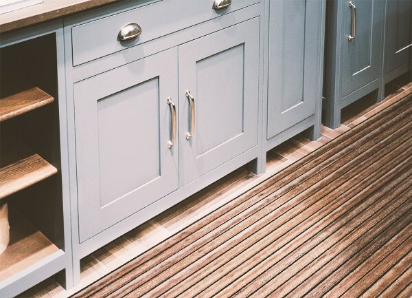 Interior PVC rug Striped board