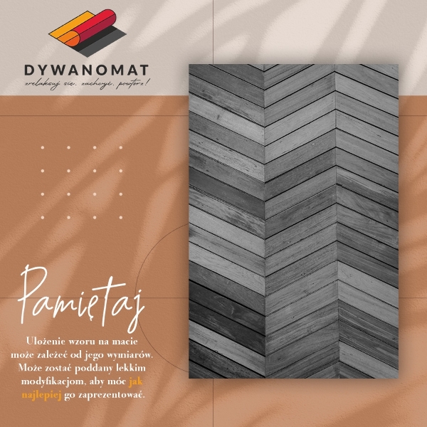 Indoor vinyl PVC carpet Herringbone parquet