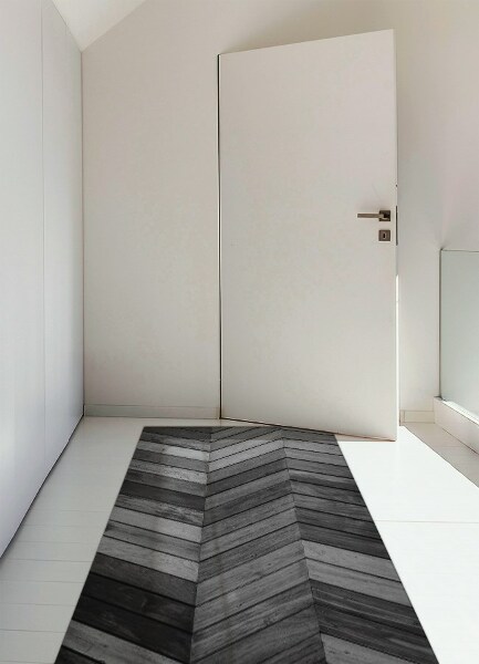Indoor vinyl PVC carpet Herringbone parquet