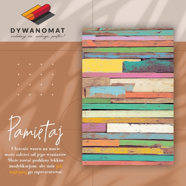 Interior PVC rug Horizontal boards