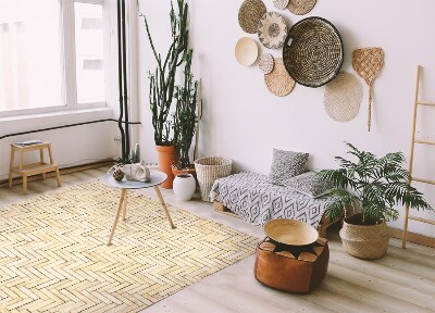 Indoor vinyl PVC carpet Herringbone parquet