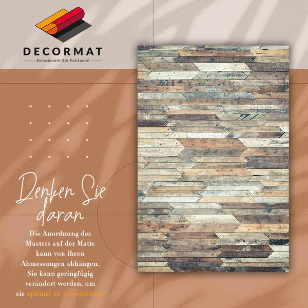 Interior PVC rug Horizontal boards