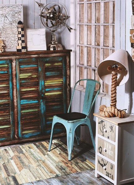 Interior PVC rug Horizontal boards