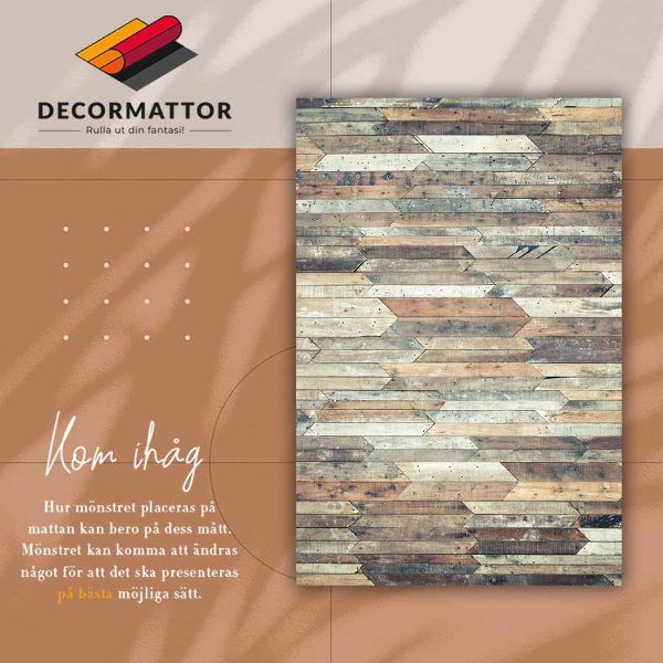 Interior PVC rug Horizontal boards