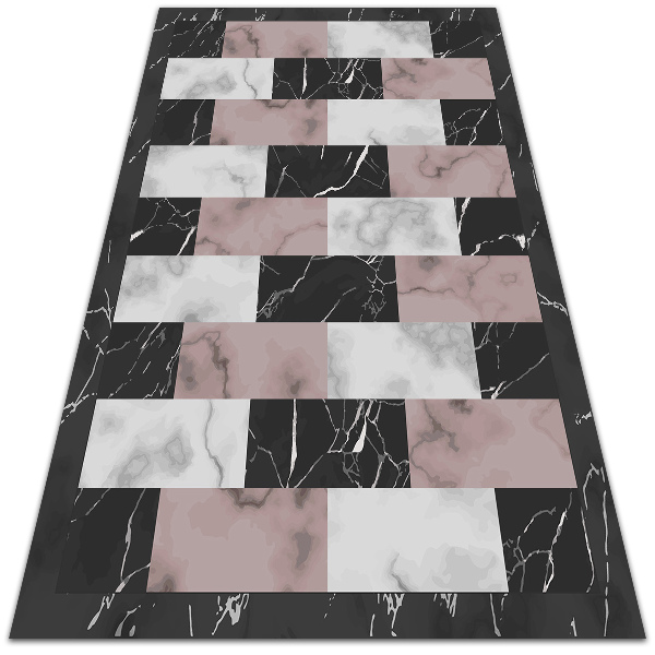 Universal vinyl rug Marble cube