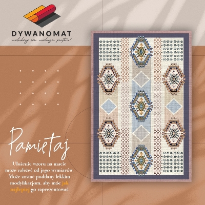 Universal vinyl rug Persian geometry