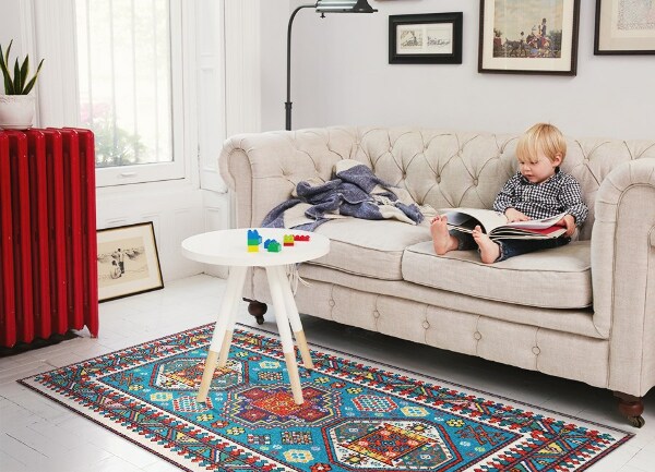 Indoor vinyl PVC carpet Classic mosaic