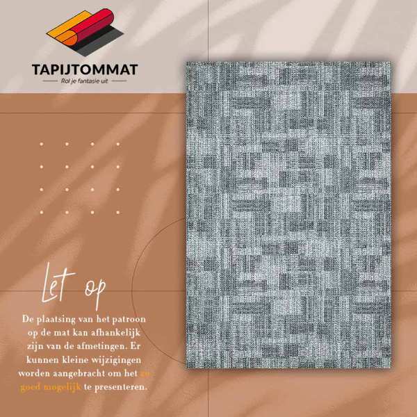 Indoor vinyl PVC carpet Patchwork mosaic