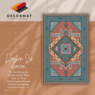 Indoor vinyl PVC carpet Arabic geometry